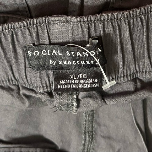 Sanctuary Charcoal Women's Cargo Shorts - Picture 3 of 5